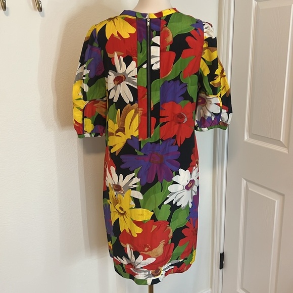 SEE BY Chloe Vintage Floral Multicolor Maximalist Mini Dress Size 10 - Picture 3 of 6